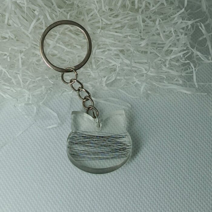 personalizowany brelok z kotem