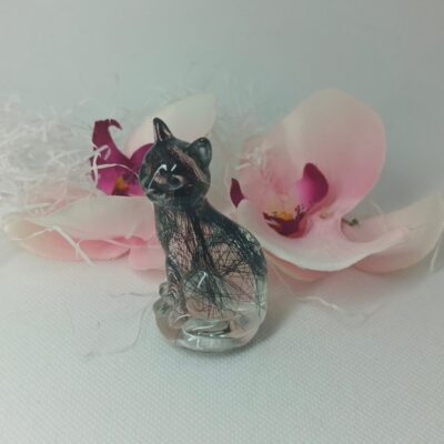 figurka kota z sierścią