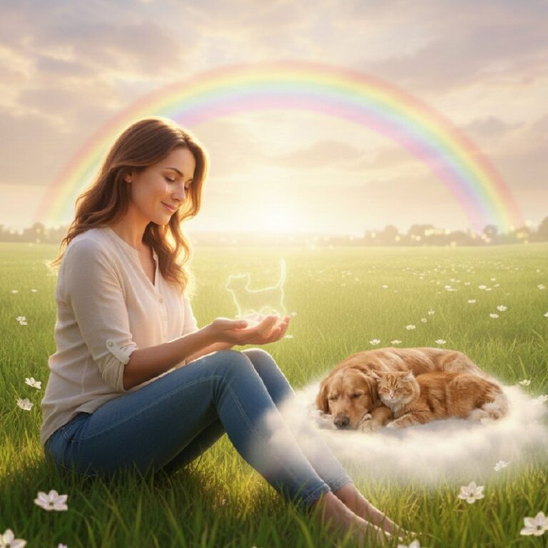 tęczowy Most po śmierci psa