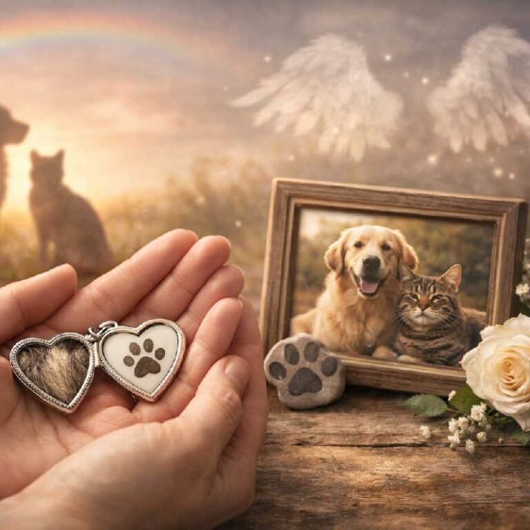 żałoba po psie lub kocie